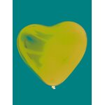 Ballons de baudruche gonflables rouge coeur (x10)