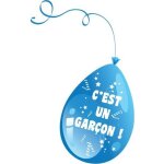 Ballons c'est un gar�on bleu baby shower - sachet de 10