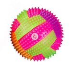 Ballon de volley - ball clignotant de 7, 5 cm, jouet de massage avec lumière et son pour enfants Ballon de volley - ball clignotant de 7, 5 cm, jouet de massage avec lumière et son pour enfants