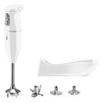 Bamix cordless plus m�langeur par immersion 200 w acier inoxydable et blanc