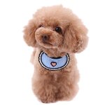 Bandana en laine lavable en dentelle pour chien, joli foulard en forme de cur, accessoire de toilettage ...