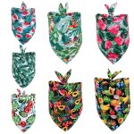 Bandana style fruit pour chien, echarpe en polyester pour petit chien, chat, chiot, bavoir d't, accessoires ...
