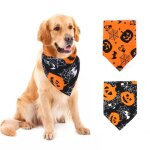Bandana triangulaire pour chien, echarpe en forme de foulard pour animaux de compagnie, bavoirs lavables ...