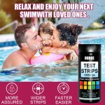Bandes de test pour aquarium a chlore, 100 pices, kit gh kh no3 pour eau tropicale