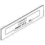 Bandeau verro blanc - four, cuisini�re (74x3491 de dietrich)