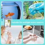 Bandelettes de test aquarium 7 en 1 ¿ 50 pices analyse rapide de l'eau ph, nitrate, nitrite, chlore, ...