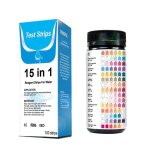 Bandelette de test de la qualit de l'eau potable 15 en 1, test du ph du nitrate de brome, pour aquarium, ...