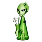Bang en verre black leaf alien 16cm