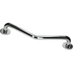 Barre d'appui coud�e garis br27 32 mm chrom�e 600 mm