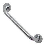 Barre de redressement barre d'appui wc douche ou baignoire en acier inoxydable chrome l 30 cm