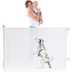 Barrire de protection d'escalier, extensible, pour bbs et animaux domestiques, de 0 a 150 cm, convient ...