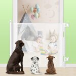 Barri�re de s�curit� escalier r�tractable pour b�b�s et chiens(0 a 180 cm), barriere de securite enroulable ...