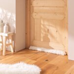 Bas de porte imitation fourrure mouton 80 x 10 cm