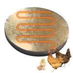 Base chauffante pour abreuvoir de volaille, avec thermostat, eau de poulet pour l'hiver