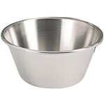 Bassine patissiere inox fond plat sans anses 32 cm Bassine patissiere inox fond plat sans anses 32 cm