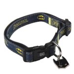 Collier chien - batman - xs - longueur 22 - 35cm - largeur 1. 5cm - petit