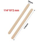 Btonnets de crme glace en bois naturel, cuillre a glace polyvalente, pour gteau a sucettes, pour ...