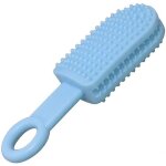 B�tonnet nettoyage dentition chien - brosse dents interactive - r�sistant morsures