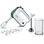 Batteur  main bosch mfq49700 - 850 w - 5 puissances - blanc
