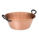 Baumalu bassine a confiture 26 cm cuivre 12 - 10eme anses fonte