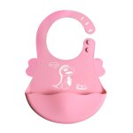 Bavoir - assiette en silicone pour bb, cuillre, fourchette, produit'alimentation, aspiration vaisselle ...