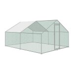 Bc - elec - ra - 342 poulailler d'extrieur 3x4x2m, enclos grillag pour poules, volaille, structure ...