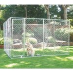 Bc - elec - ra - d33 parc a chiots 3x3x1. 8m ou 1. 5x4. 6x1. 8m, enclos pour chiens, chenil d'extrieur, ...