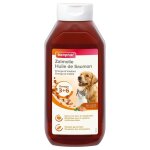 Beaphar huile de saumon pour chien et chat complment alimentaire omega 3 et 6 bnfique sur le syst ...