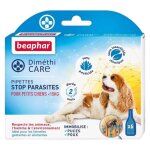 Beaphar pipettes stop parasites diméthicare - pour petit chien de moins de 15 kg - 6 pipettes Beaphar pipettes stop parasites diméthicare - pour petit chien de moins de 15 kg - 6 pipettes