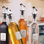 Bec verseur de vin d'huile olive sauce de soja, gadgets de cuisine, distributeur de liqueur en caoutchouc, ...