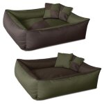 Beddog max quattro 2en1, lit pour chien , panier corbeille, coussin de chien [l env. 80x65cm, mystic ...
