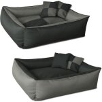 Beddog max quattro 2en1, lit pour chien , panier corbeille, coussin de chien [m env. 70x55cm, rock - ...