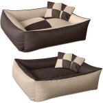 Beddog max quattro 2en1, lit pour chien , panier corbeille, coussin de chien [xxl env. 120x85cm, melange ...