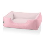 Beddog� zara lit pour chien, panier corbeille, coussin de chien [s env. 55x40cm, pink - york (rose)]