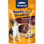 Beef stick quadros, dog treats, meat sticks with potato and liver, training treats, no added sugar (1x ...
