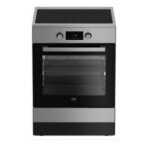 Beko fbe68314mxc four et cuisini�re electrique plaque avec zone � induction acier inoxydable