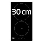 Beko hdcg 32220 fx table de cuisson au gaz acier inoxydable - 2 foyers