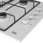 Beko higg64123sw table de cuisson au gaz blanc - 4 foyers