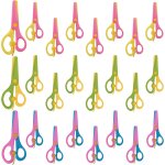 Belle vous lot de 24 paires de ciseaux de s�curit� pour enfants � 13, 5 cm � ciseaux �mouss�s pour droitiers ...