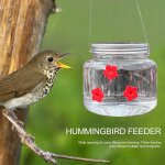 Belle mangeoire a colibris avec ports, pot a fleurs suspendu, mangeoire a oiseaux pour jardin ext�rieur, ...