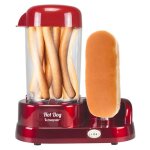 Beper p101cud501 appareil  hotdog appareil  hot dog 350 w rouge, transparent