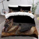 Berger allemand housse de couette x imprim�� d chien animal parure de lit personnes ado fille enfants ...