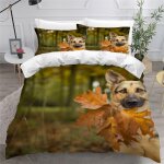 Berger allemand housse de couette x imprim�� d chien de compagnie parure de lit personnes ado fille enfants ...