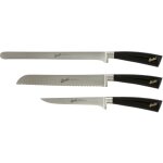 Berkel - elegance set de 3 couteaux jambon noir Berkel - elegance set de 3 couteaux jambon noir