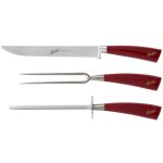 Berkel - elegance set de 3 couteaux a r�ti rouge