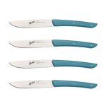 Berkel set 4 couteaux a steak bleu p�trole