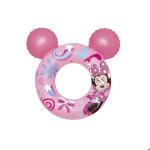 Bestway flotteur disney minnie mouse avec oreilles 74x76 cm + 3  6 ans piscine et plage 09111