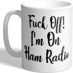 Betteraves, allez vous faire foutre ! je suis sur ham radio - tasse dr�le