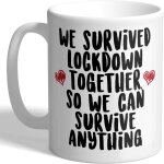 Betteraves nous avons surv�cu au confinement ensemble, afin que nous puissions survivre a tout - mug