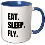 Betteraves mug 180404 6 eat sleep fly - fun cadeaux pour les pilotes d'�quipage et les voyageurs fr�quents, ...